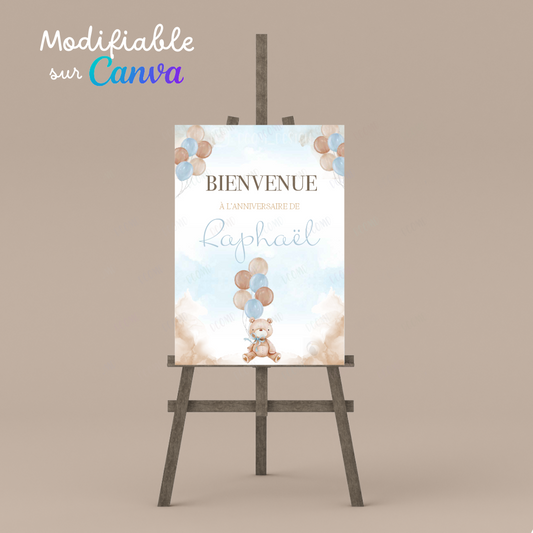 Bundle - Teddy Bear bleu & chocolat