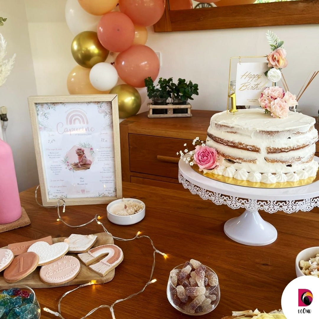 Affiche anniversaire Capucine