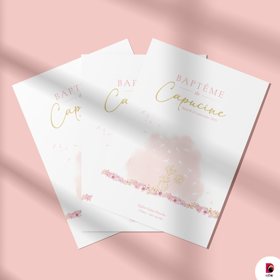 Livret de Messe - Rose et Gold