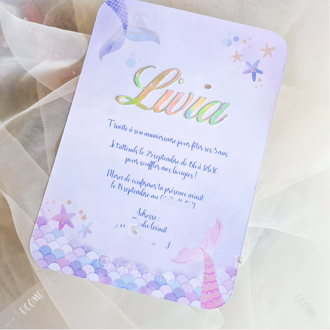 Invitation Sirène