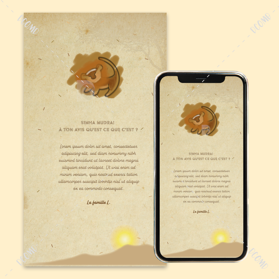 Invitation - Simba I