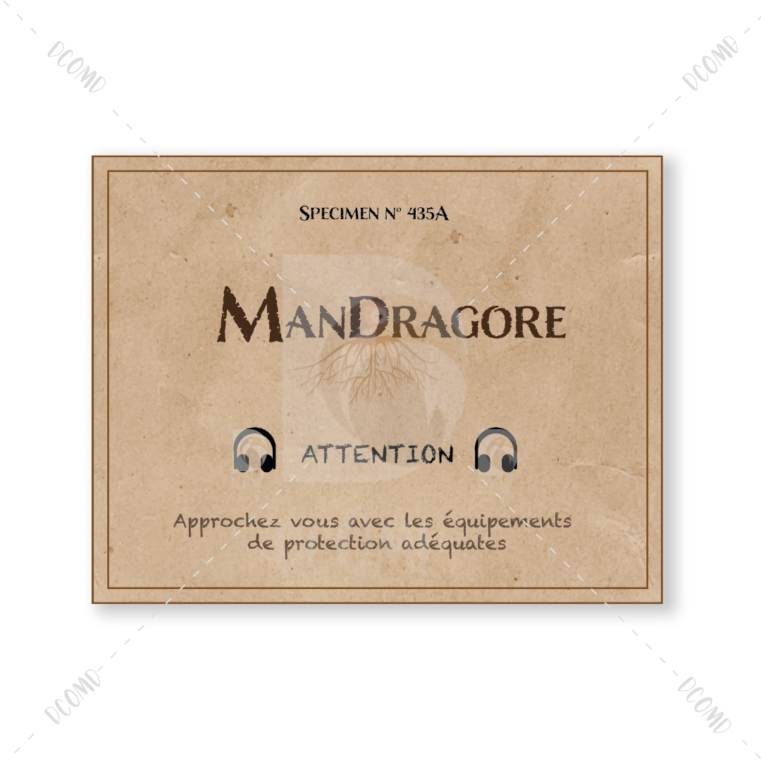 Harry Potter Mandragore étiquettes – DcomD 🍍