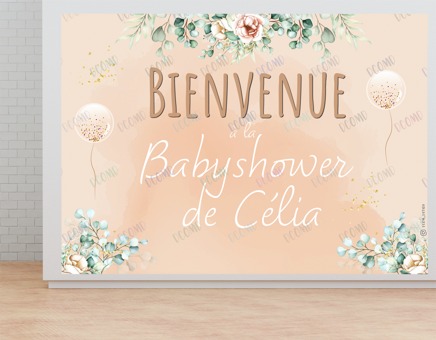 Babyshower - Backdrop - Nude II