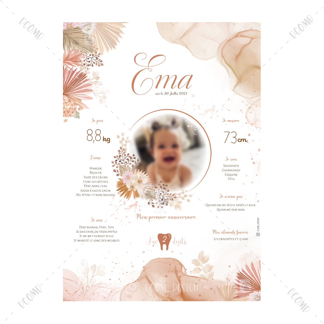 Pampa et fleurs séchées