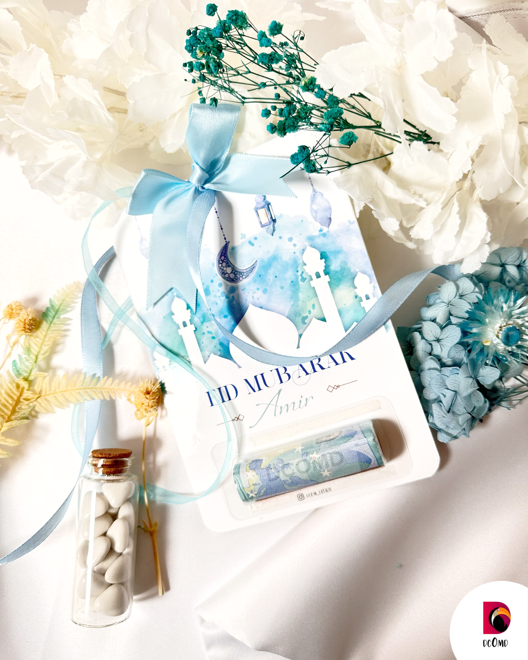 Carte cadeau Eid blue