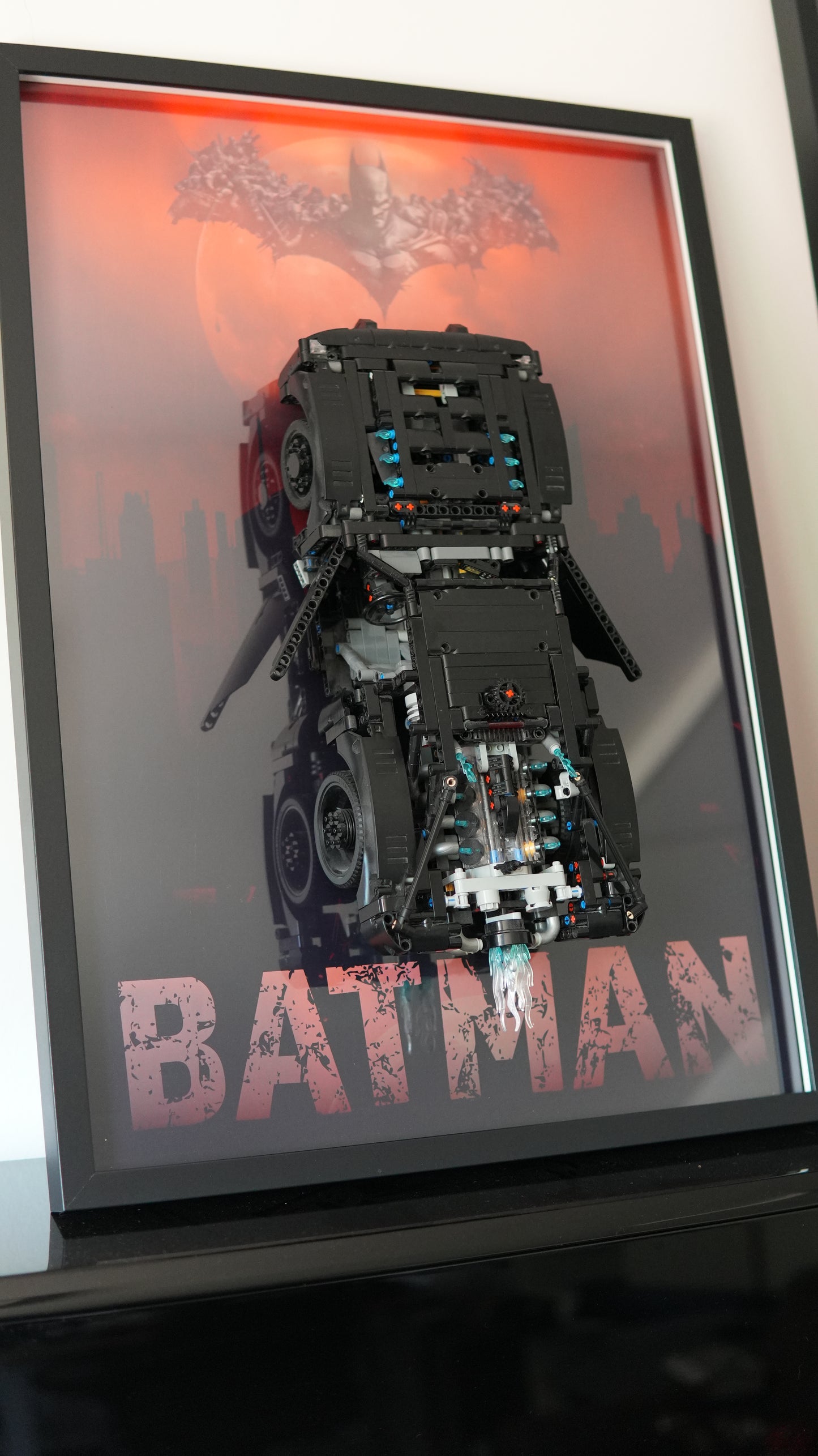 Affiche LEGO® Batman personnalisée + système de fixation mural