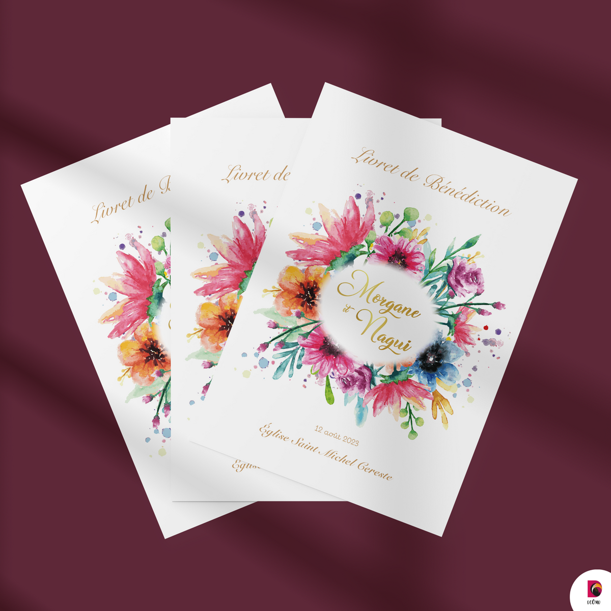Livret de Messe - Bouquet fleuri