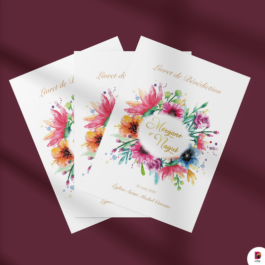 Livret de Messe - Bouquet fleuri