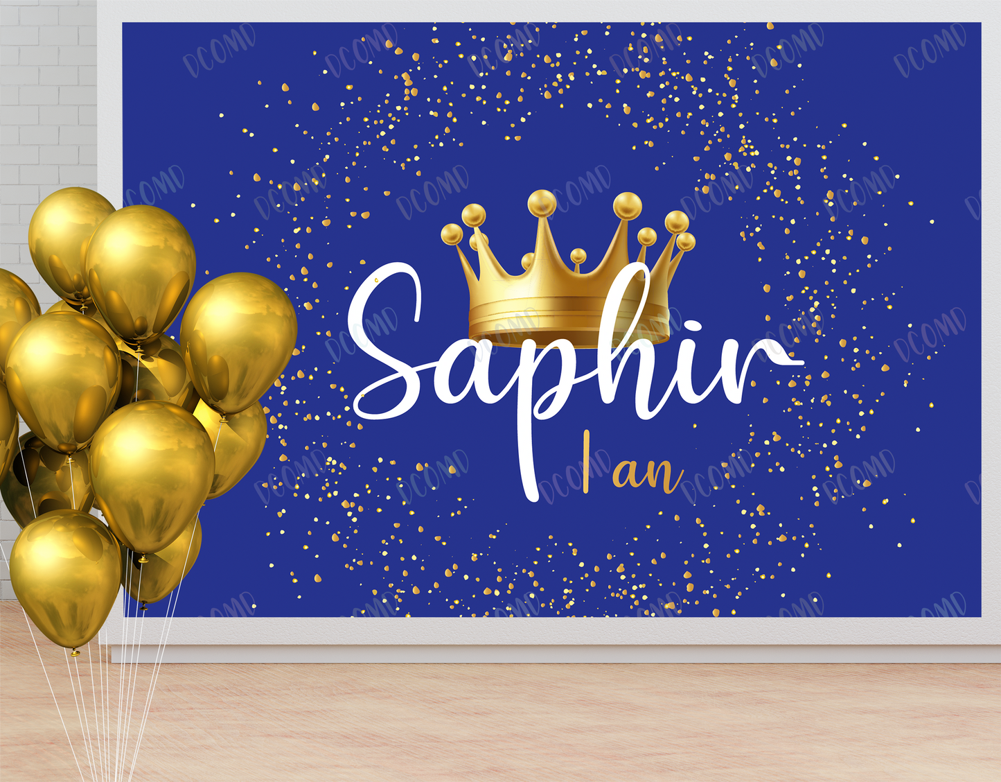 Anniversaire - Backdrop - Royal